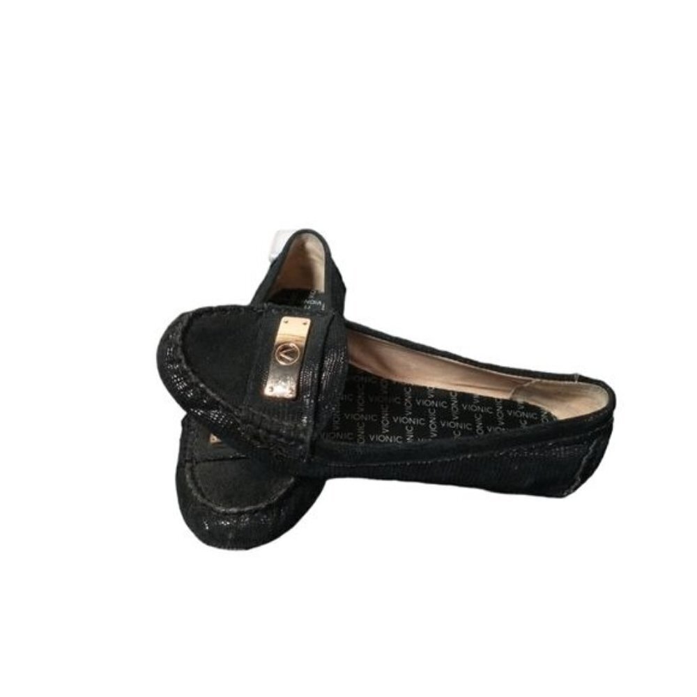 Vionic Women's Sydney Loafer, black, size 6.5, comfort